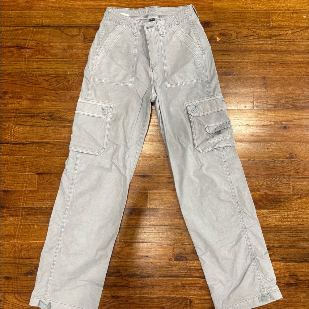 American Eagle Outfitters Light Blue Cargo Pants